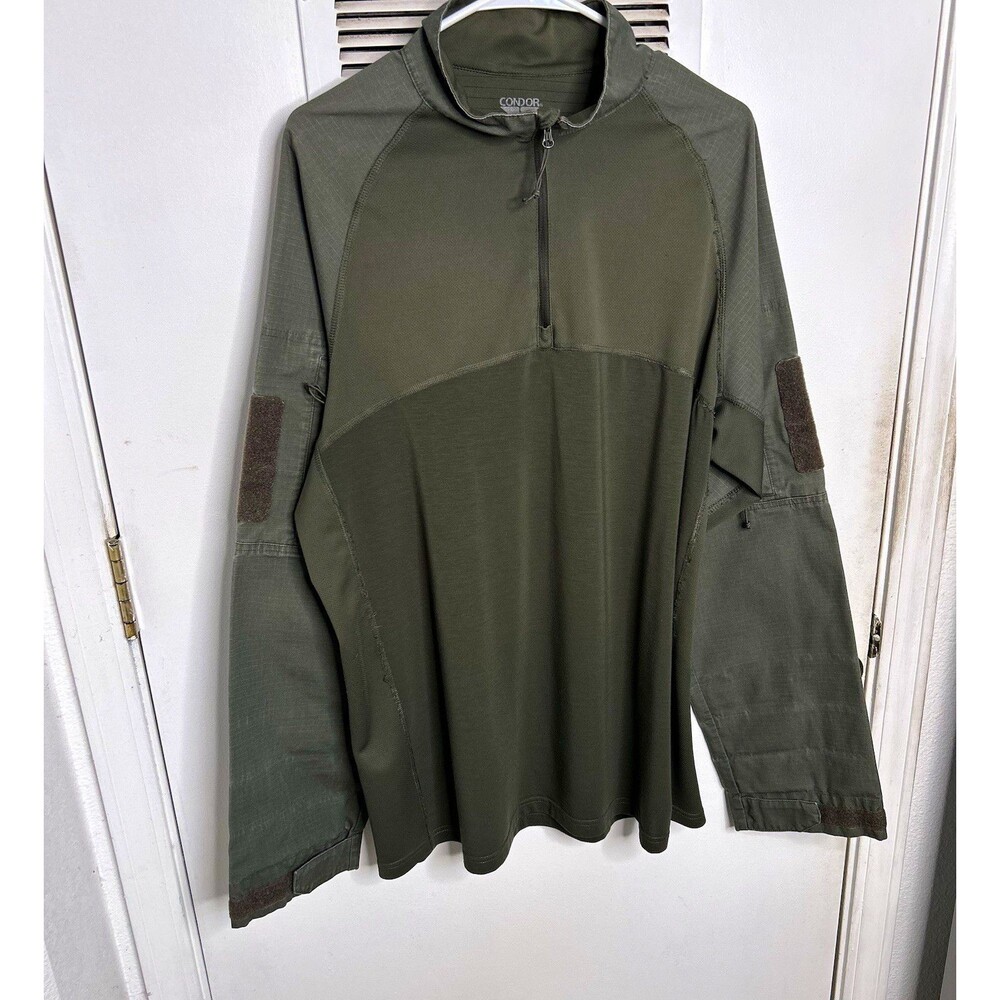 Condor Tactical Combat Shirt Gen II Long Sleeve 1/4 Zip Olive Drab Green XXL